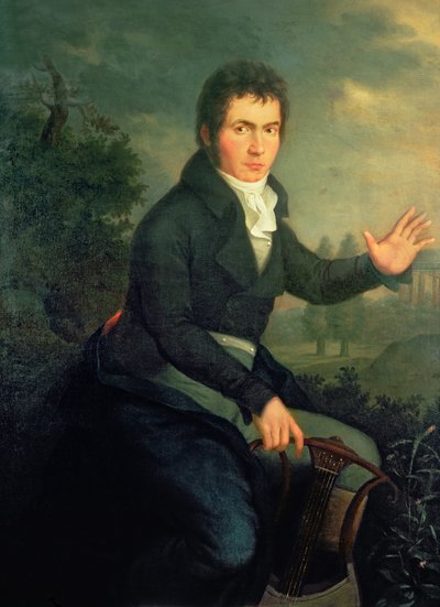 Ludvig van Beethoven, 1804 by Willibrord Joseph Mahler or Maehler